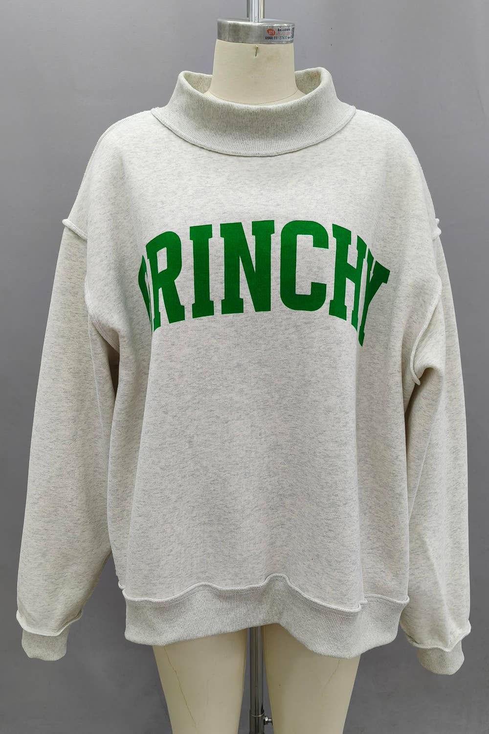 'GRINCHY & MERRY' Reversible Sweatshirt