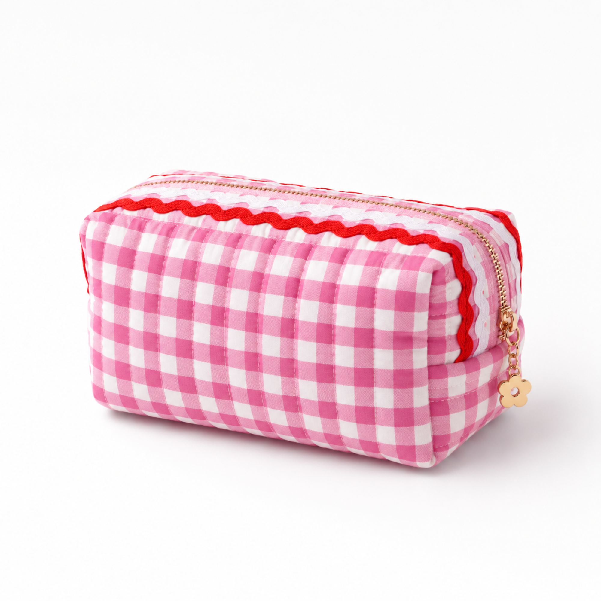 Gingham Cosmetic Case
