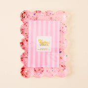 Confetti Pink Rectangle Scalloped Acrylic Frame