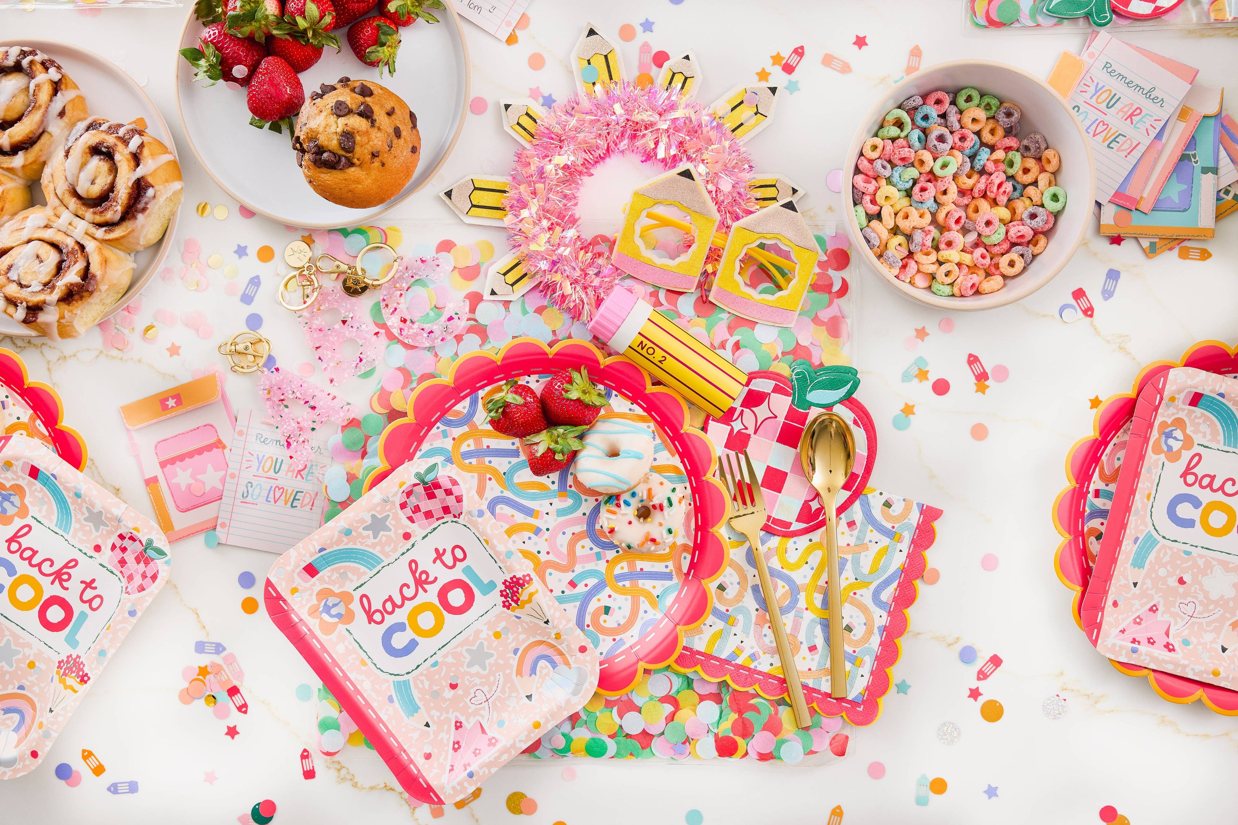 Confetti-filled Reusable Placemats (15" / 4 ct) — view 8