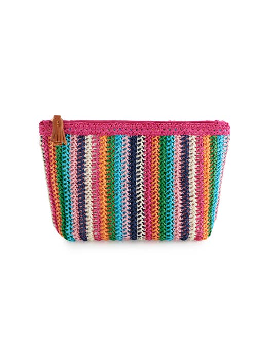 Pink Multicolor Pouch