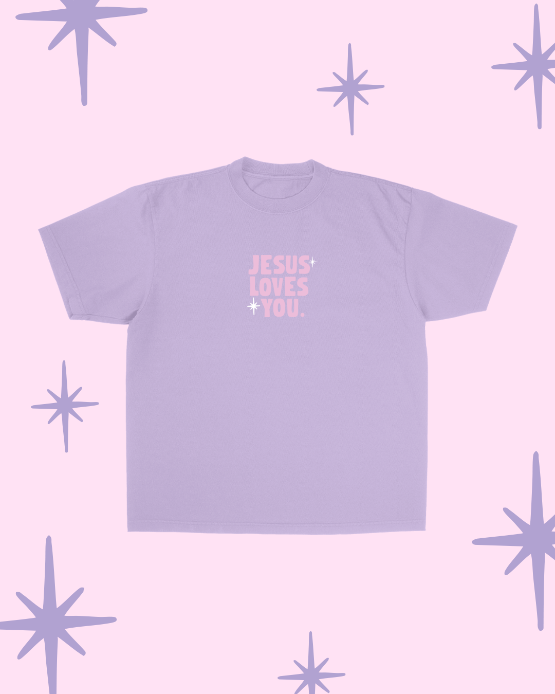 Purple Heaven and Earth Tee
