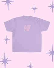 Purple Heaven and Earth Tee