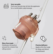 Scalp & Hair Oil Applicator - Terracotta