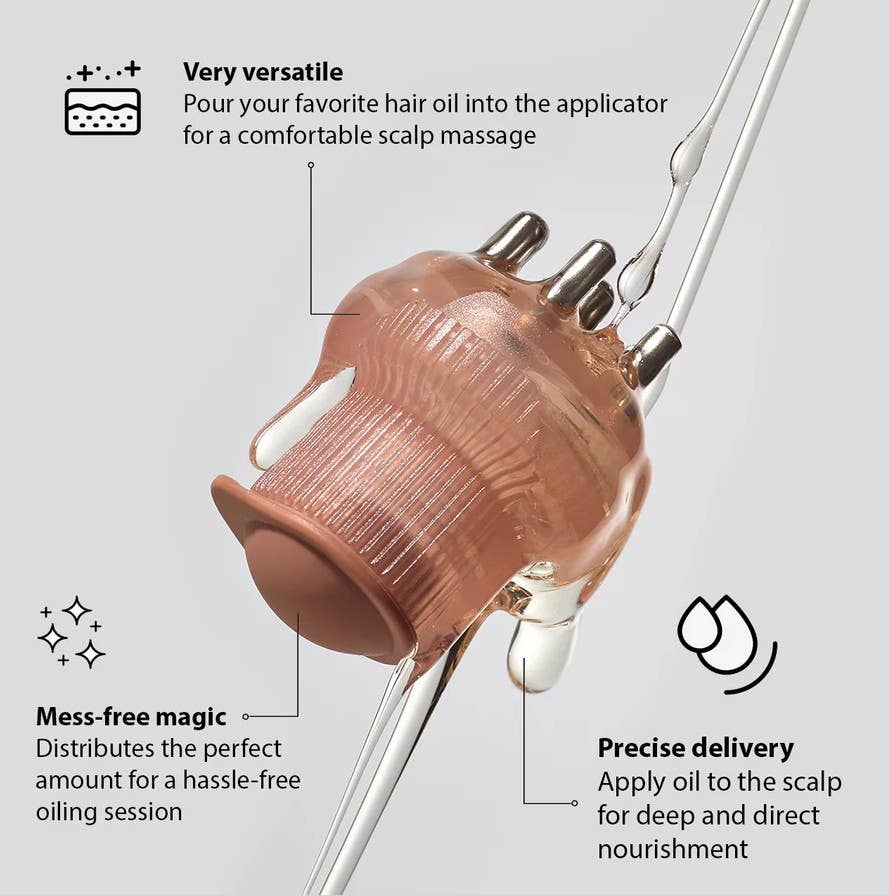 Scalp & Hair Oil Applicator - Terracotta
