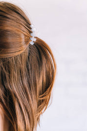 Coconut White Tiny Classic Hair Clip