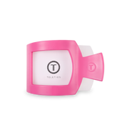 Flat Square Hair Clip | Medium | Paradise Pink showing squared shape