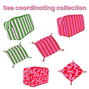 Catchall Tray - pink & red zebra