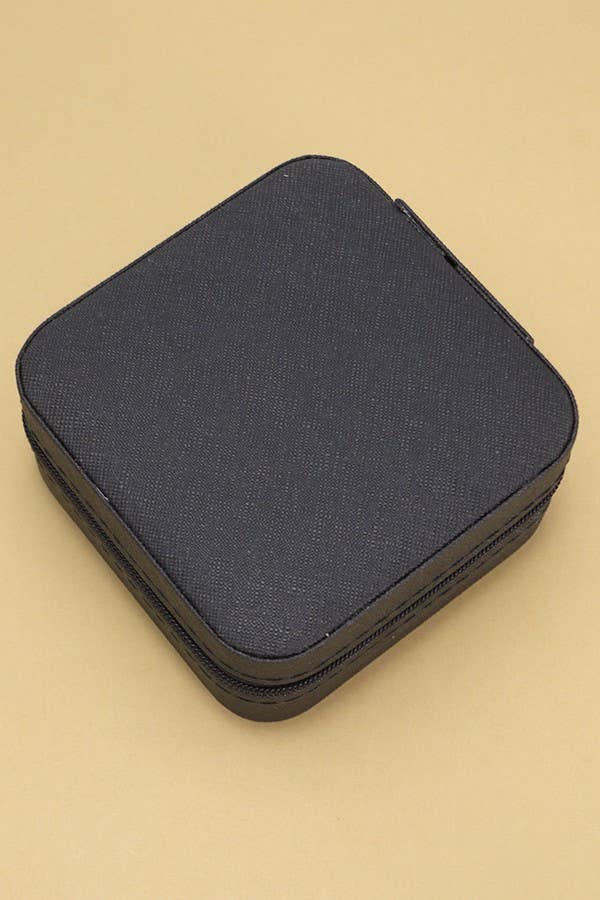 Black Jewelry Organizer Travel Case