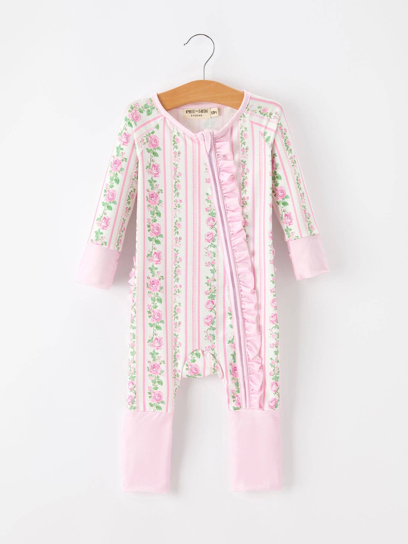Pink Floral Baby Girl Jumpsuit