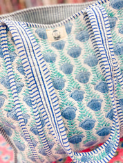 Ocean Blooms | Regular Quilted Tote Bag
