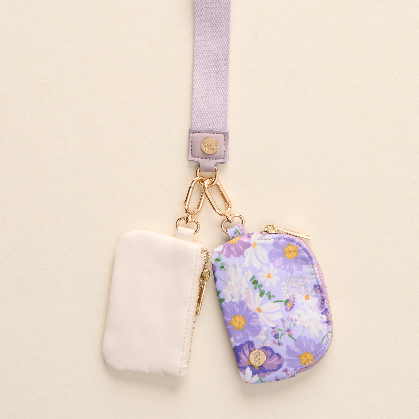 Purple Wristlet Pouch Duo