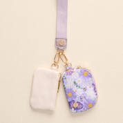 Purple Wristlet Pouch Duo