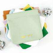 Kelly Green Squeeze Coin Purse Wallet
