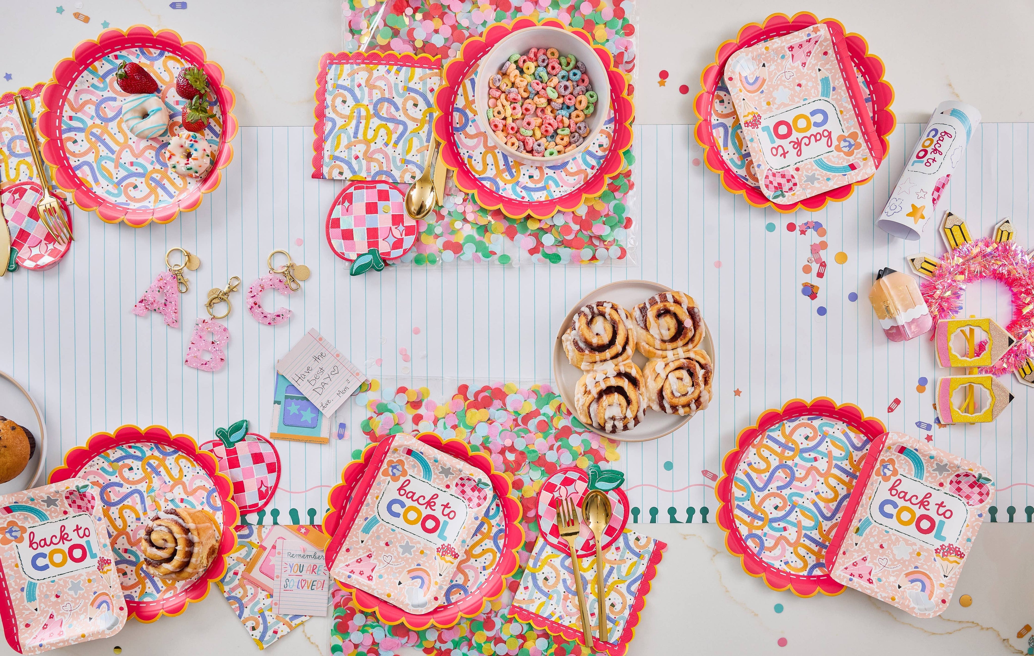 Confetti-filled Reusable Placemats (15" / 4 ct) — view 10