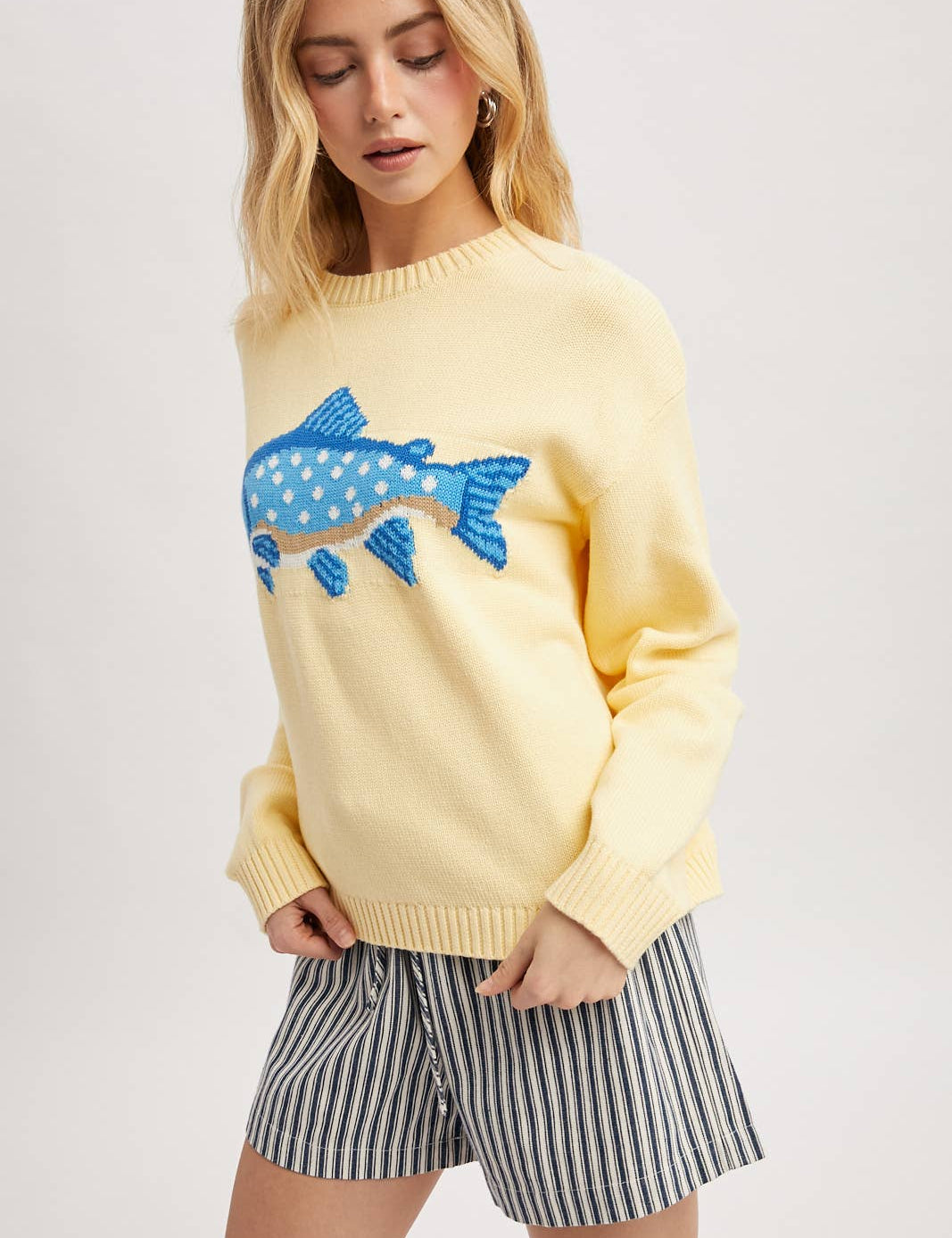 Yellow Fish Sweater