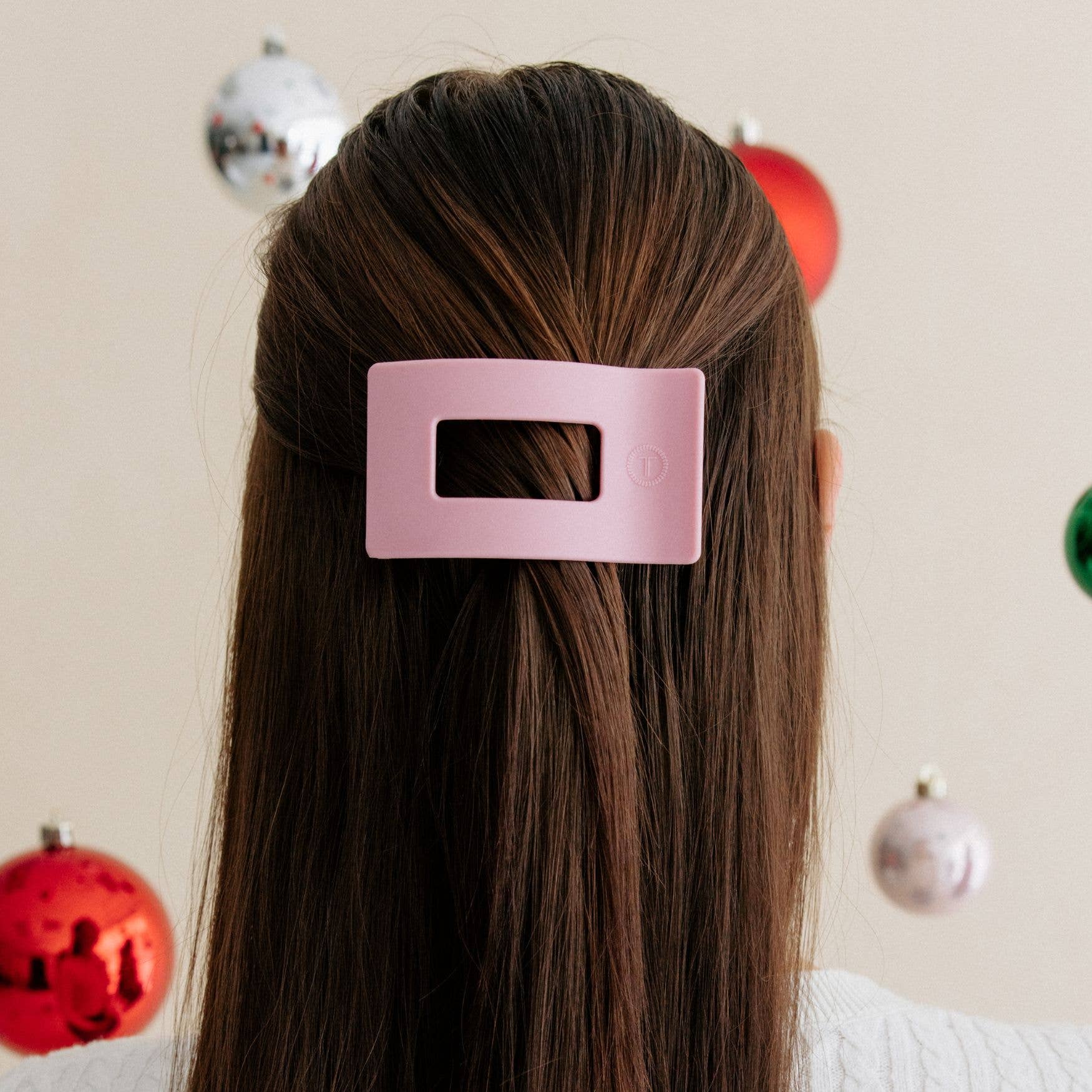 Pinkmas Med. Rectangle Flat Clip