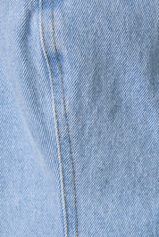 Blue Sleeveless Shirred Romper