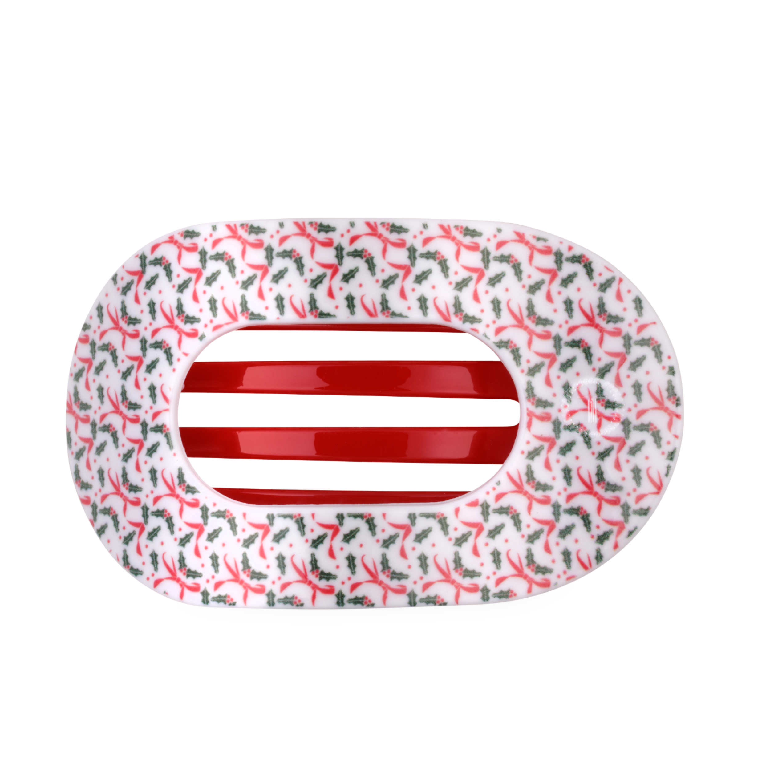 Flat Round Hair Clip | Large | Festive Feels