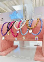 Necklace Tailyn Rope Light Blue