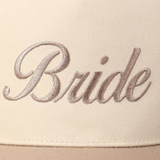 Bride Trucker Hat/ Beige