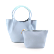 Small Tote Crossbody Bag w/Cosmetic Pouch