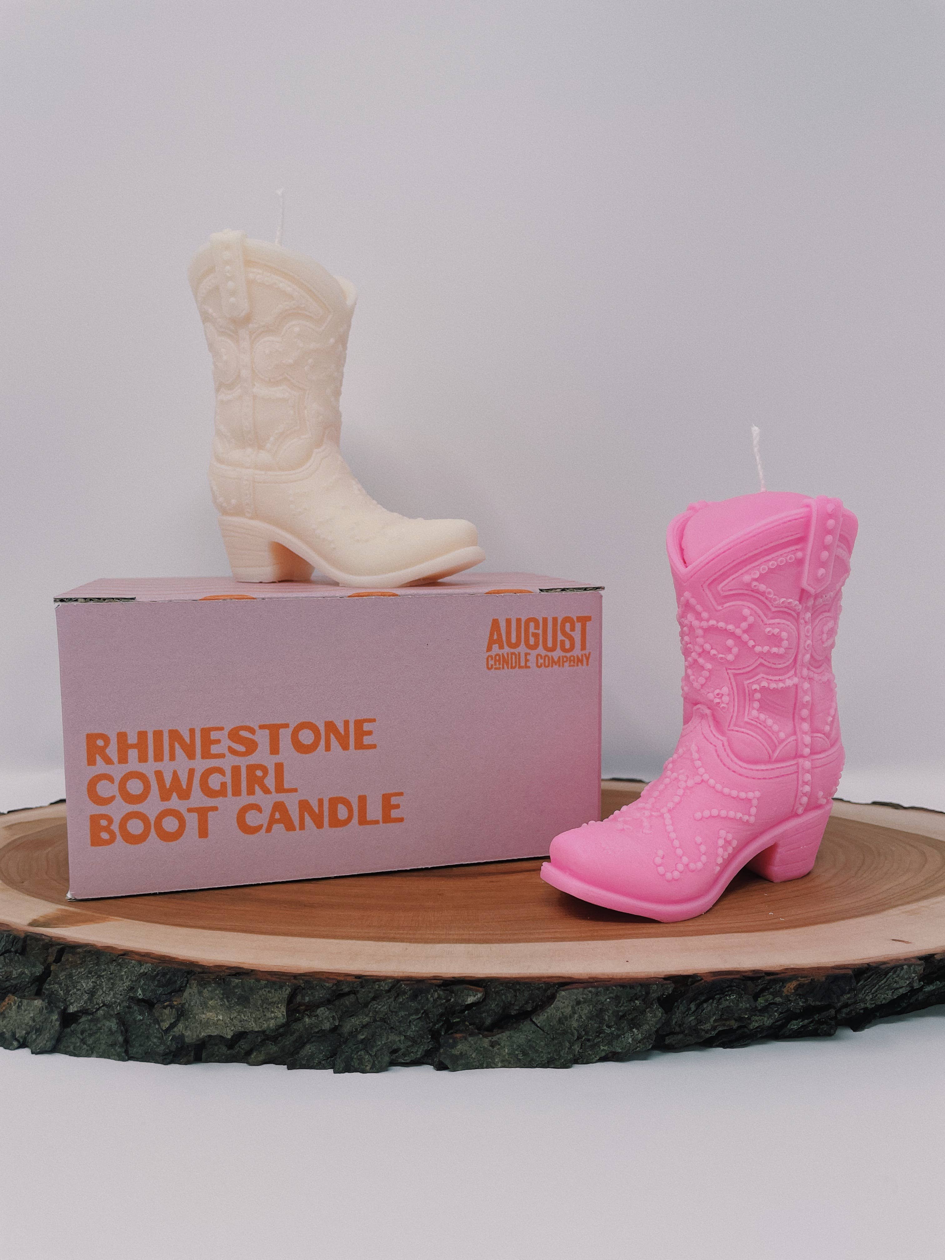 Cowboy Boot Candle