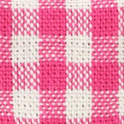 Hot Pink Gingham Lady Dog Bow