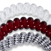 Spiral Hair Coils | Small | University of Alabama showing doubles as a bracelet