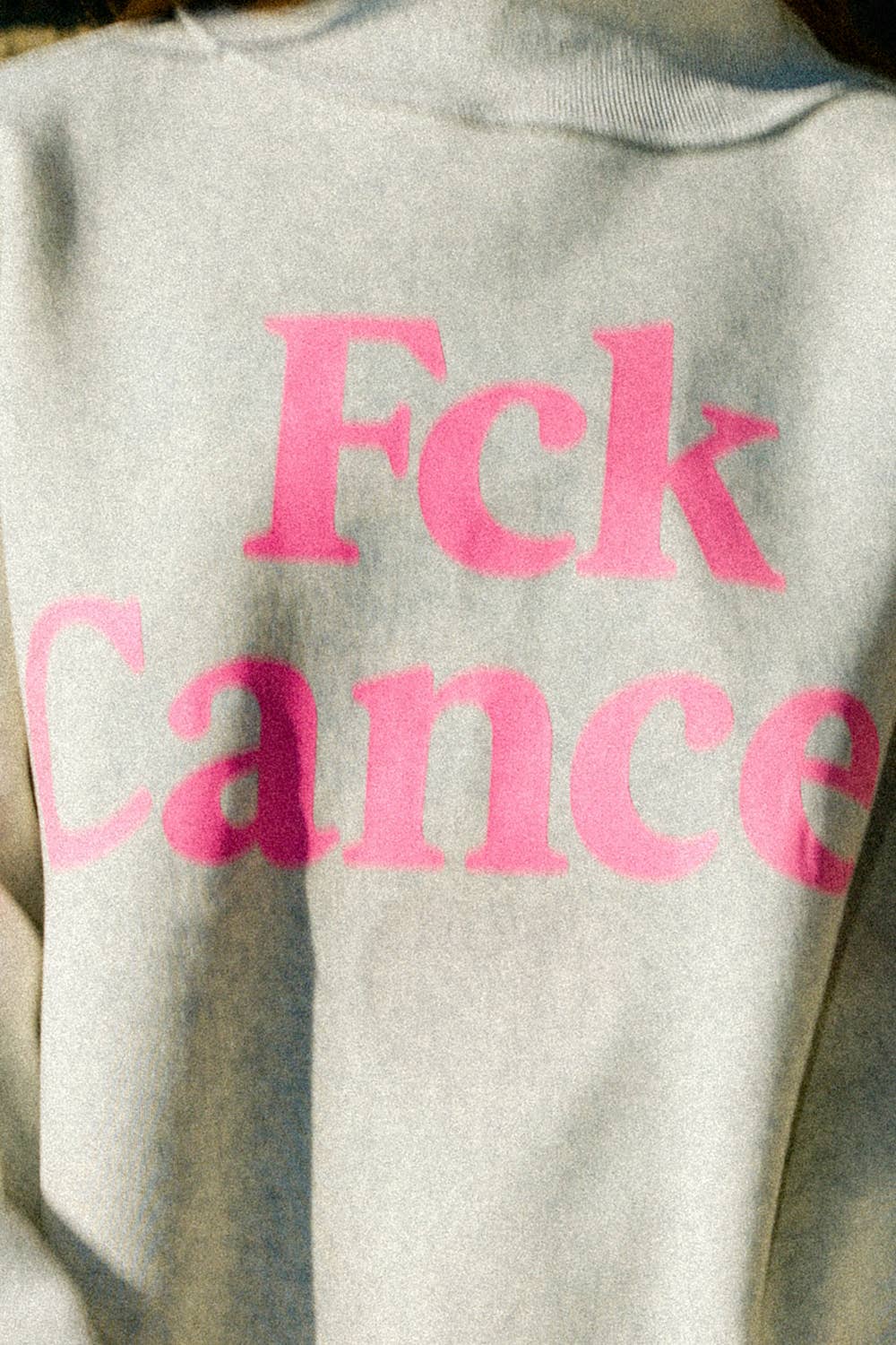 F CANCER Reversible Mockneck