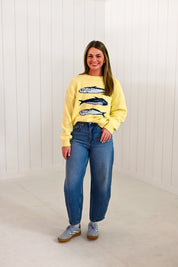 Yellow Sardines Sweater