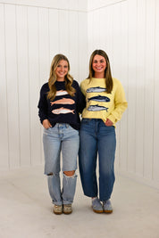 Yellow Sardines Sweater