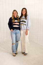 Blue Sardines Sweater