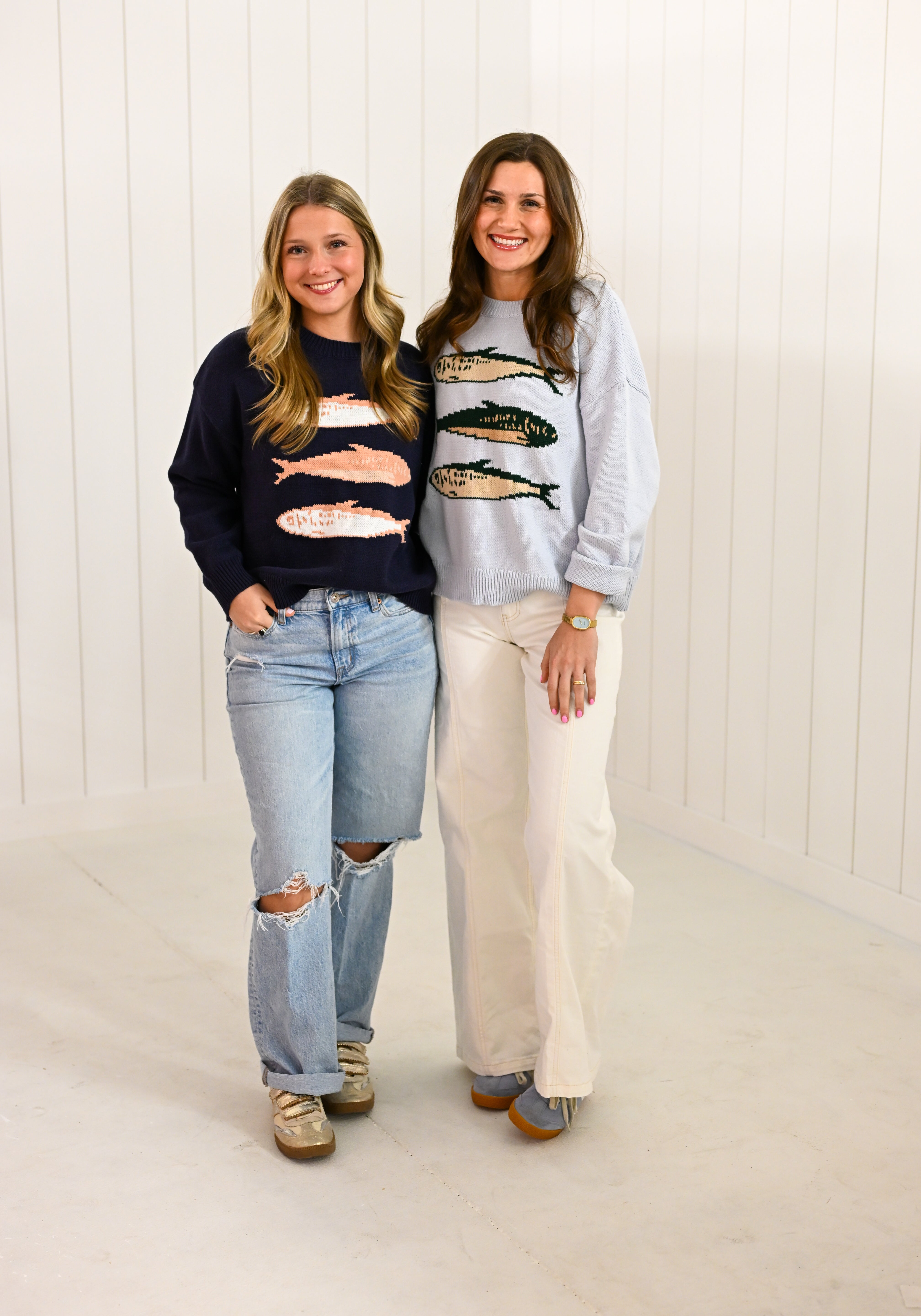 Blue Sardines Sweater