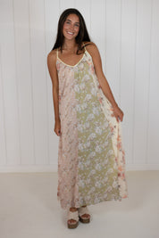 Chiffon Multi Floral Print Maxi