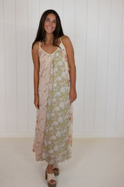 Chiffon Multi Floral Print Maxi