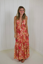 Tamia Floral Tiered Maxi Dress