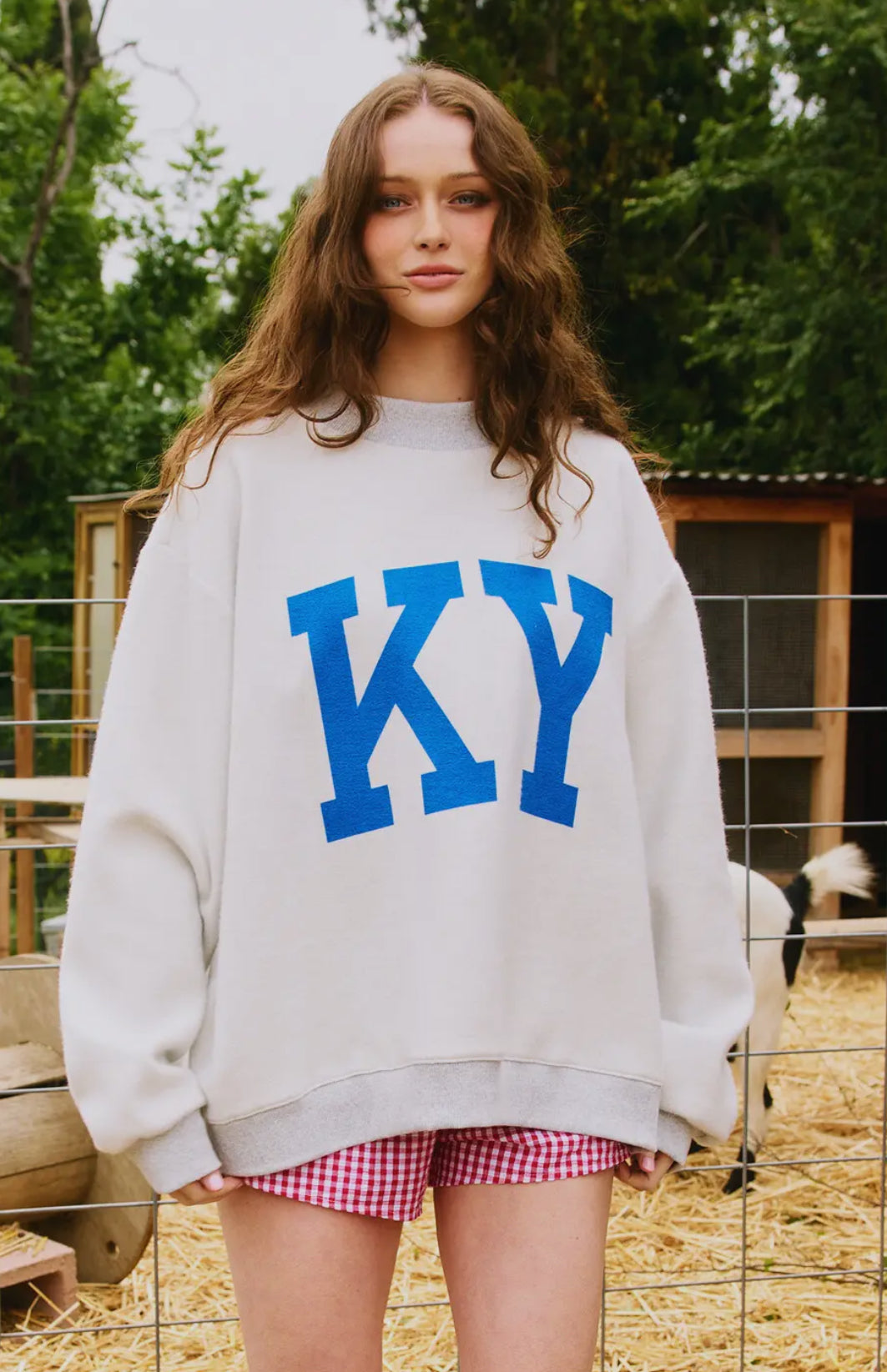 Kentucky Reversible Mock Neck Sweatshirt
