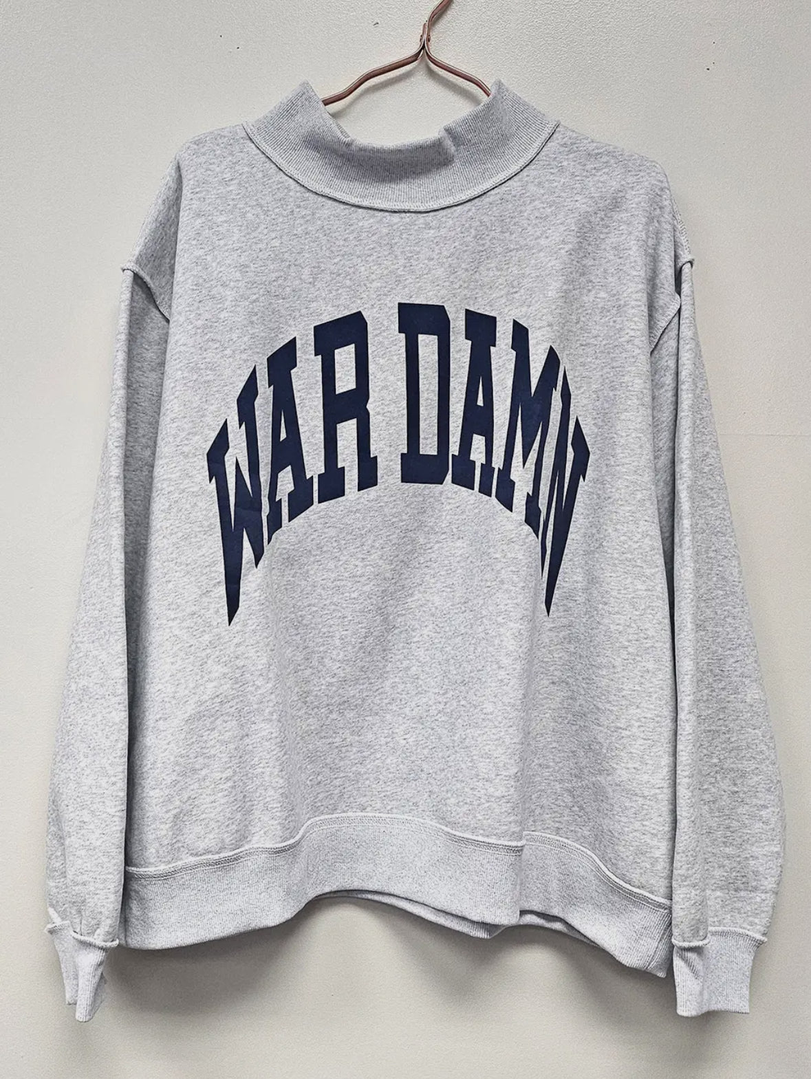 Auburn Reversible Mock Neck Sweatshirt