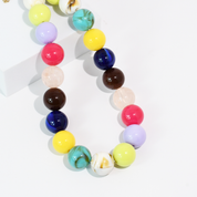 Multi Color Chunky Bead Necklace
