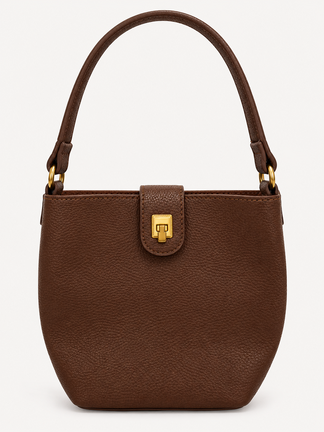 Brown Bucket Bag