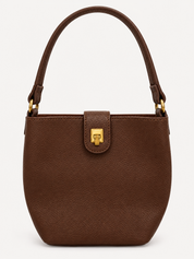 Brown Bucket Bag