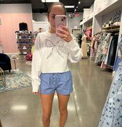 Blue Boxer Shorts