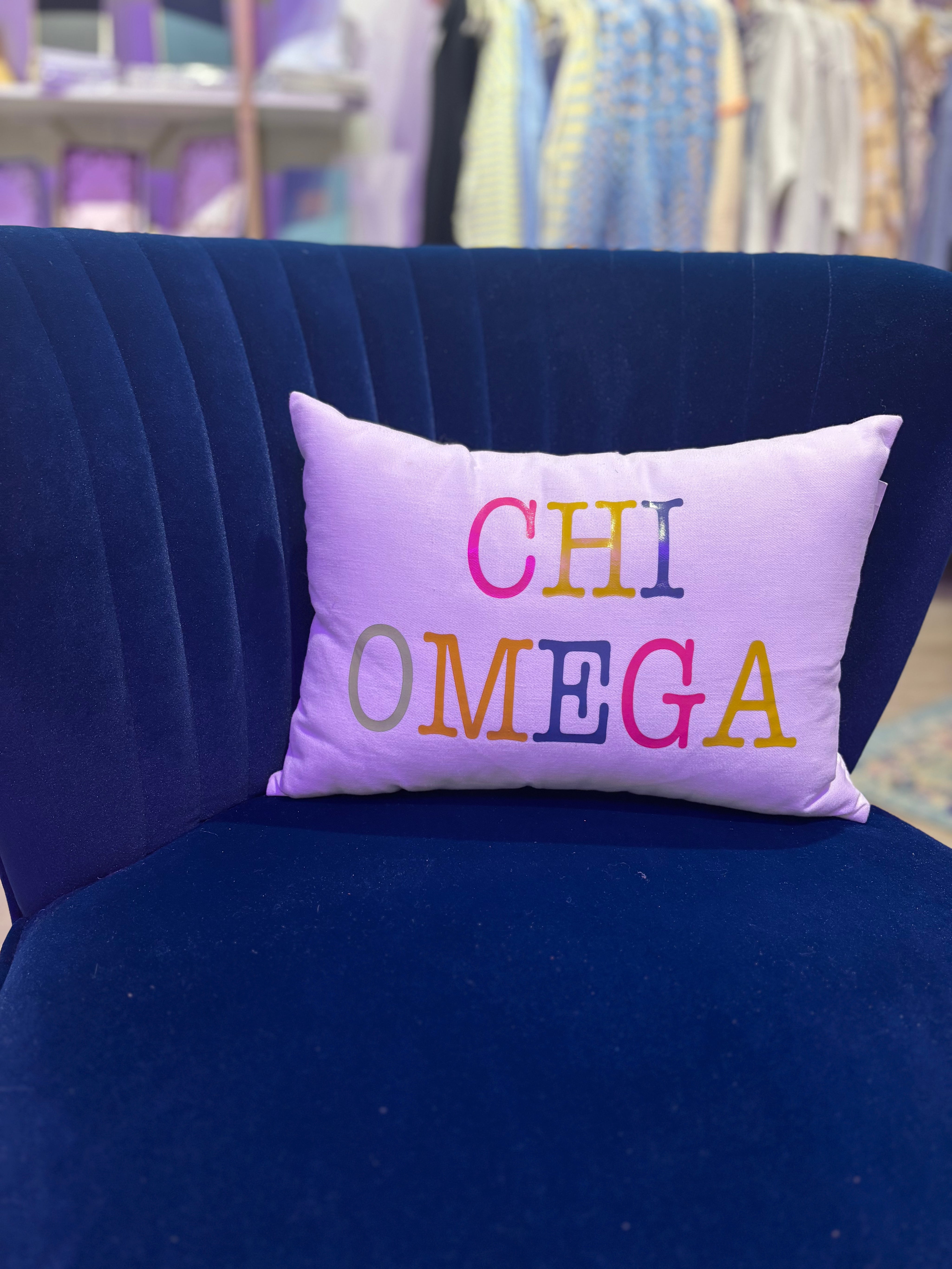 Chi Omega Pillow