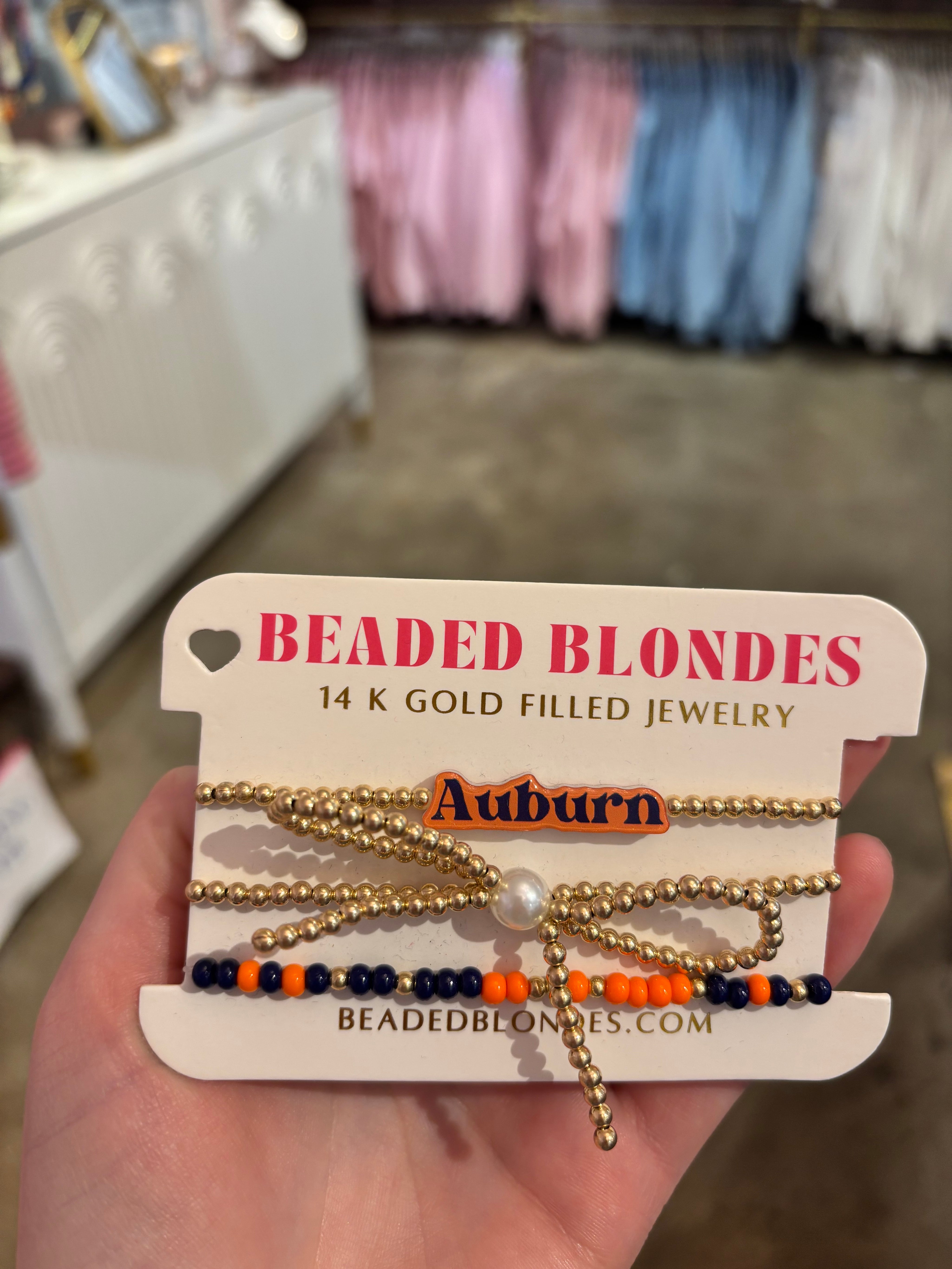 Auburn Gameday Bow Stack