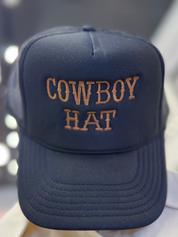 Cowboy Embroidery Trucker Hat