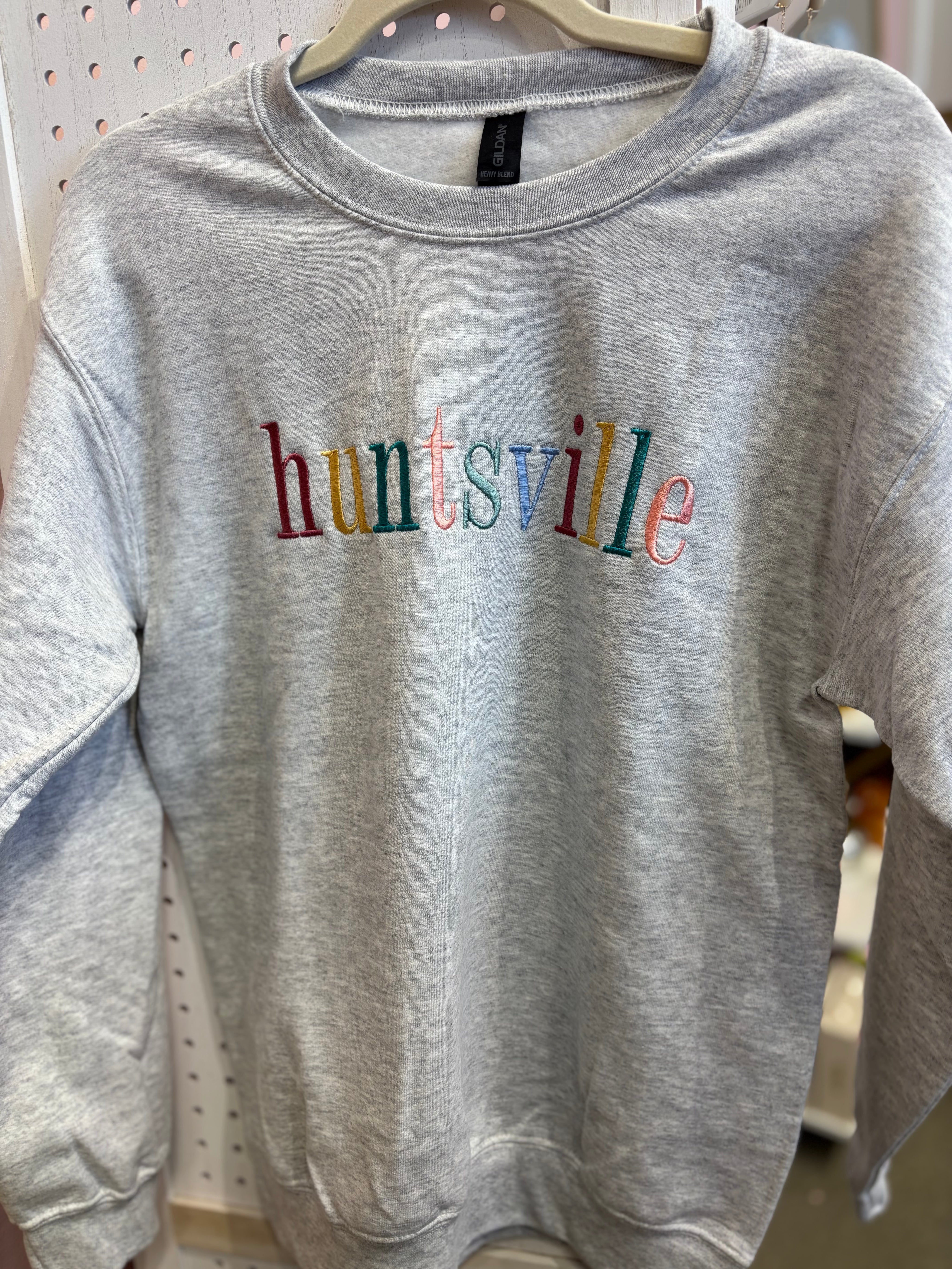 Huntsville Embroidered Crewneck Sweater