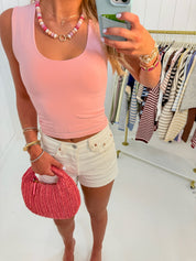 Light Pink Double Layered Tank