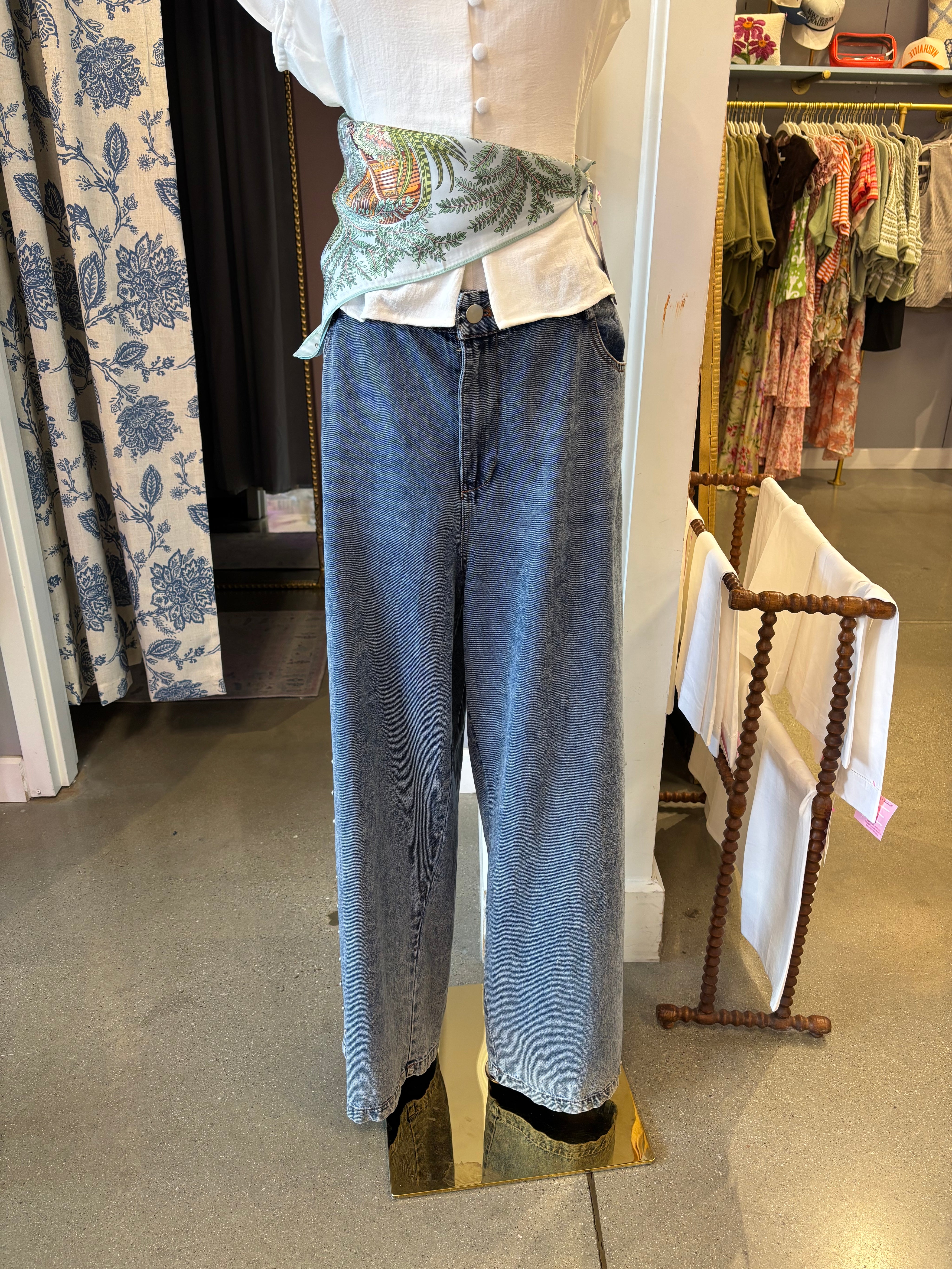 Stud Detail Denim jean