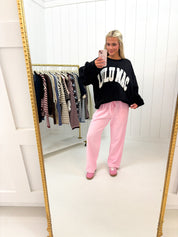 Black & White Polka Dot Sweatshirt Lulu Mac